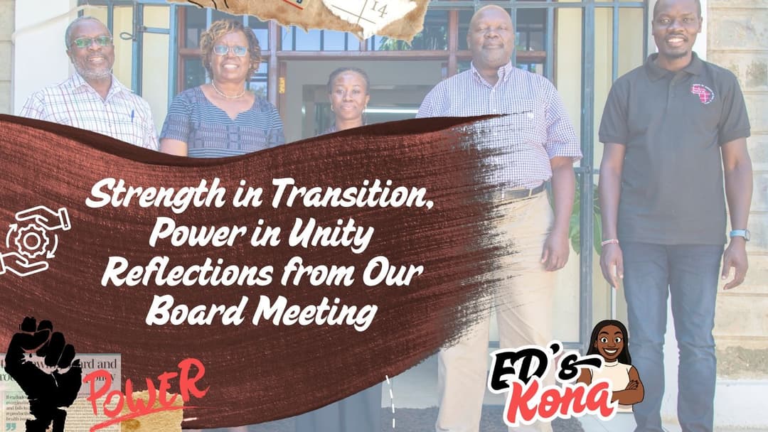 Strength in Transition, Power in Unity Reflections from Our Board Meeting